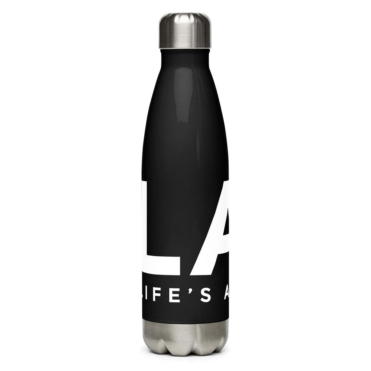 LAG Life's A Gamble White Stainless steel water bottle