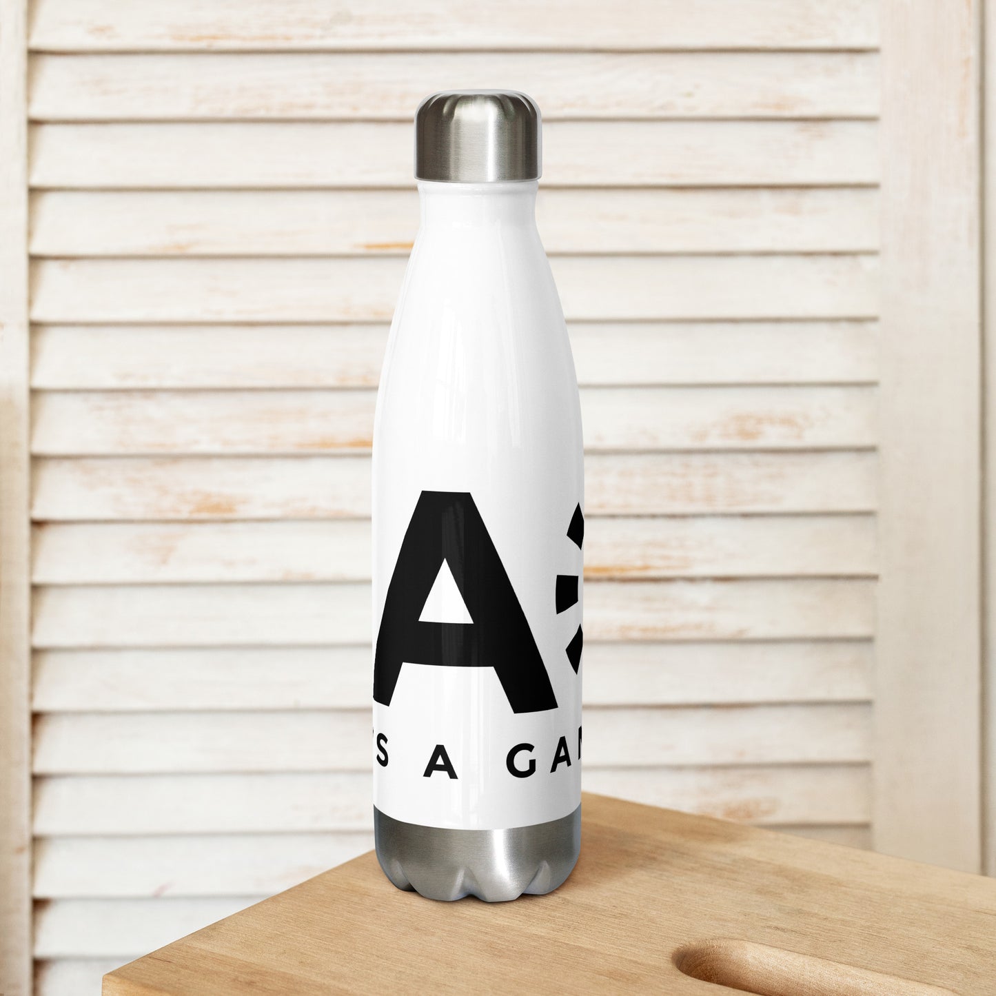 LAG Life's A Gamble Black Stainless steel water bottle