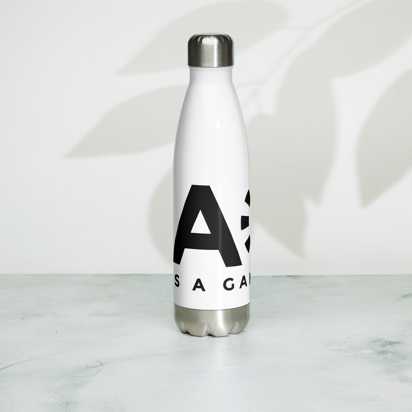 LAG Life's A Gamble Black Stainless steel water bottle