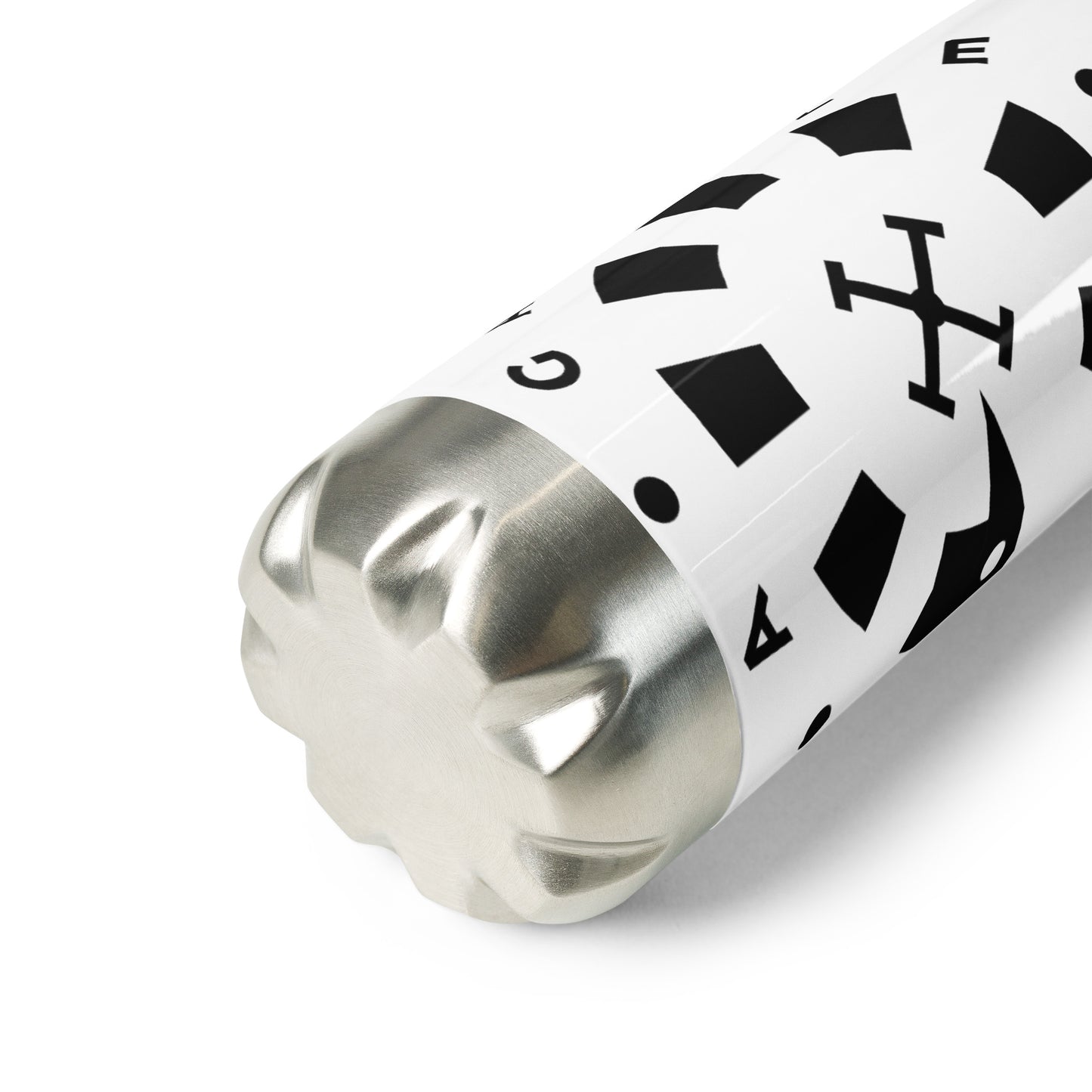LAG Life's A Gamble Circle Black Stainless steel water bottle
