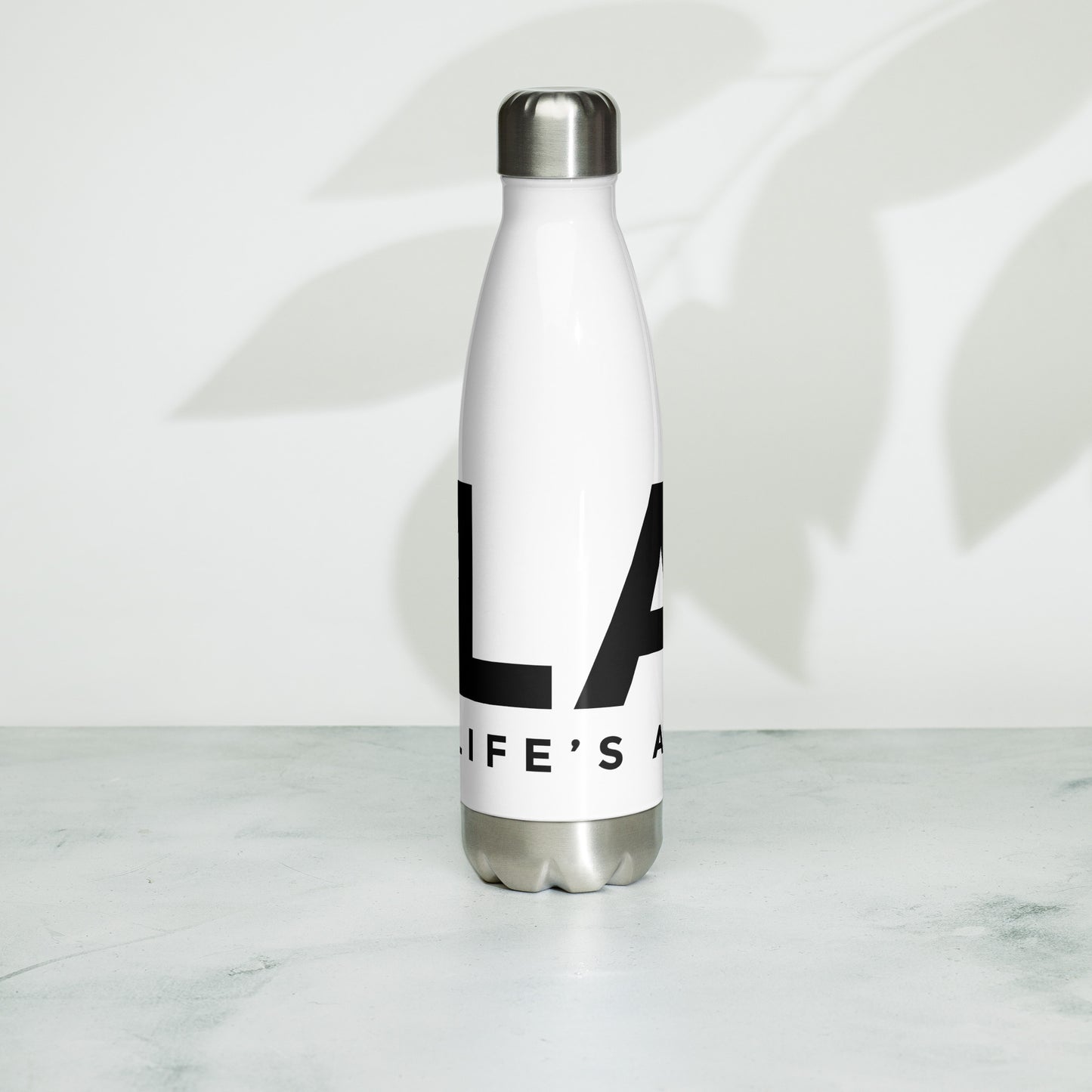 LAG Life's A Gamble Black Stainless steel water bottle