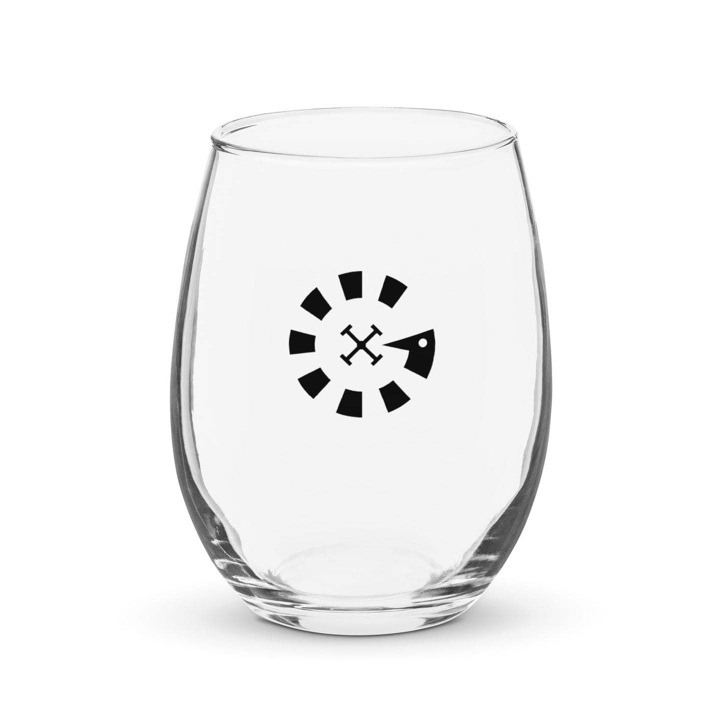 Big G Black Stemless wine glass