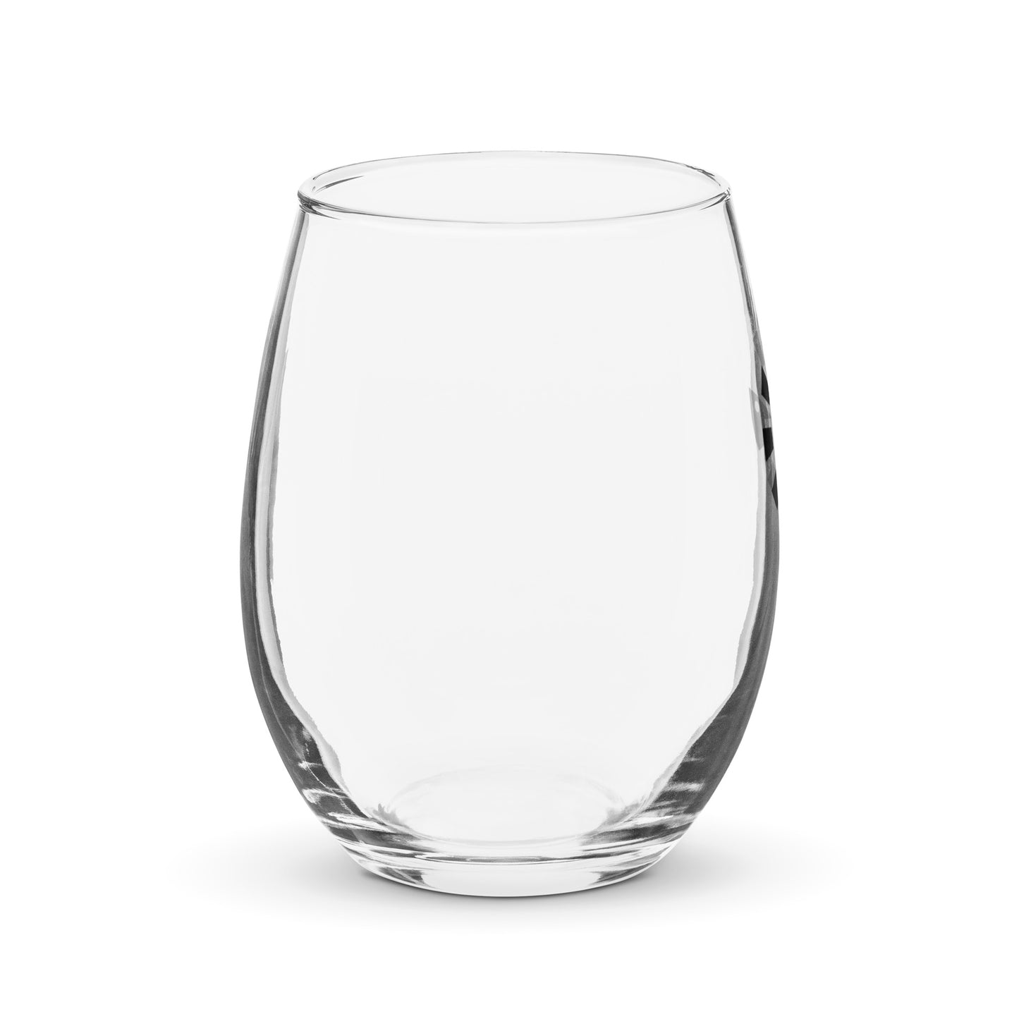 Big G Black Stemless wine glass