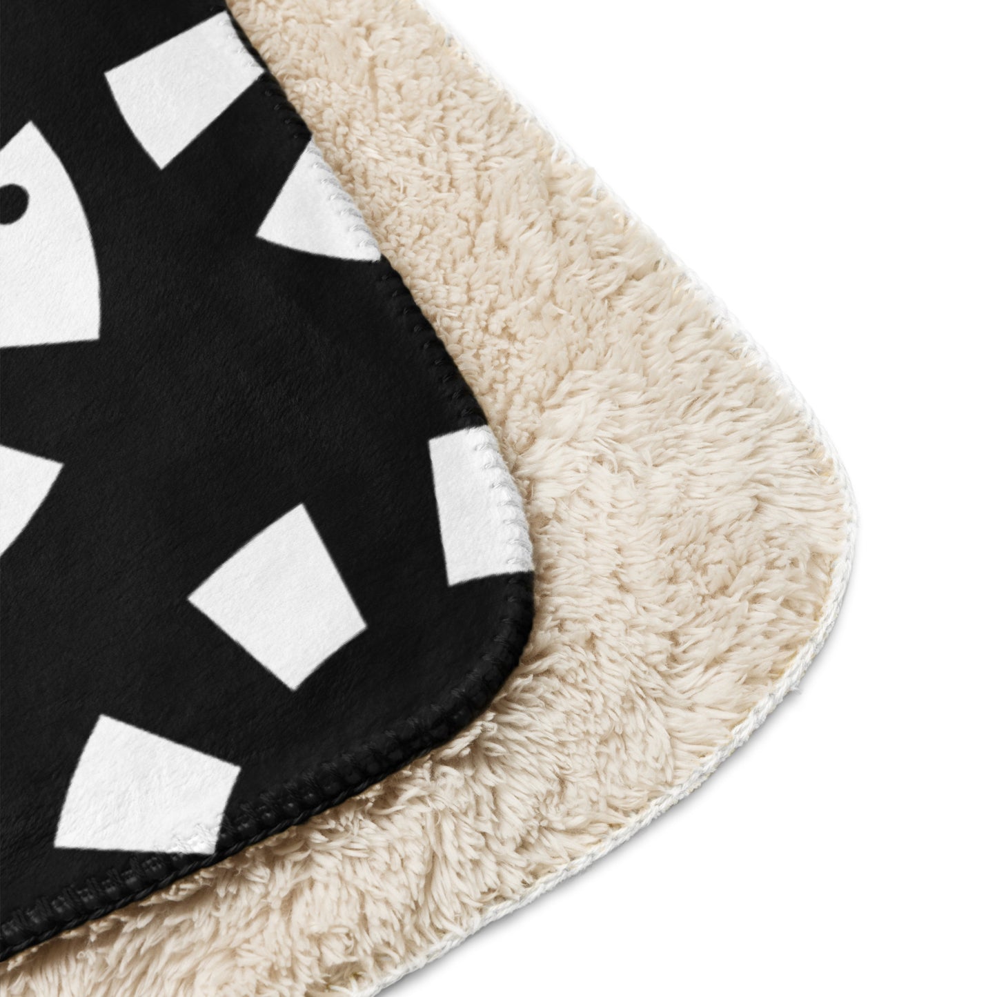 Big G White Sherpa blanket