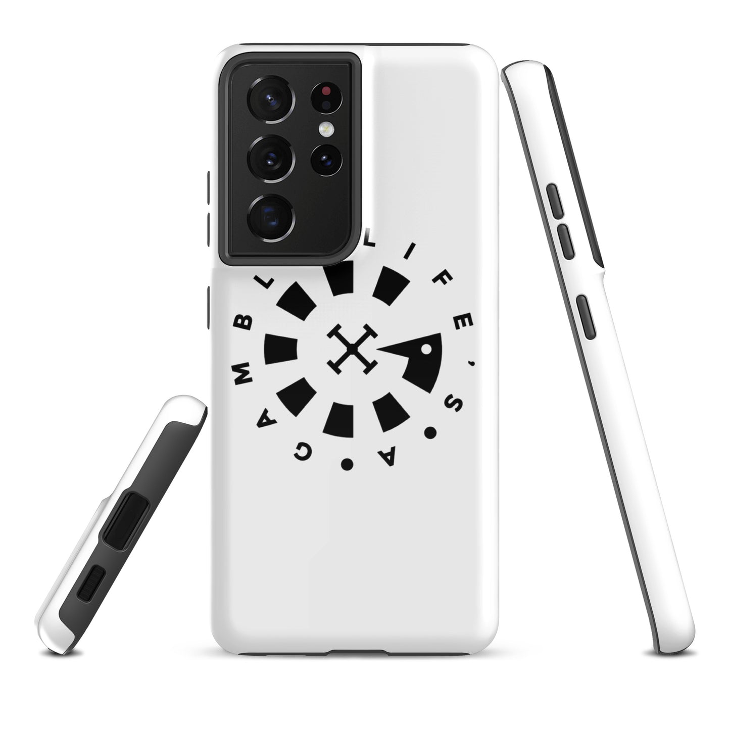 LAG Life’s A Gamble Circle Black Tough case for Samsung®