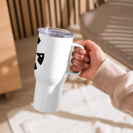 Big G Black Travel mug with a handle