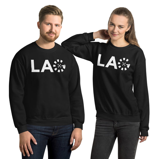 LAG White Unisex Sweatshirt