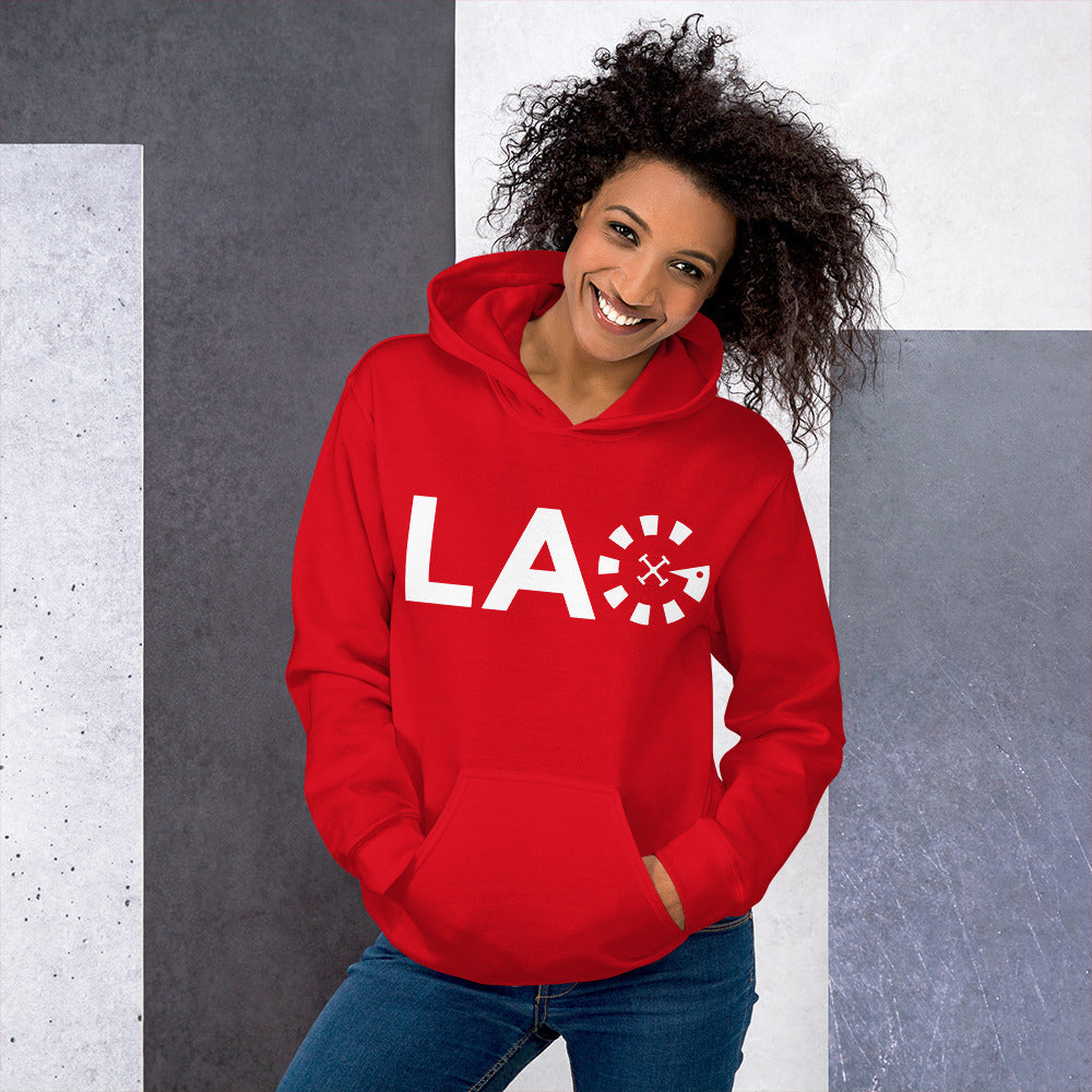 LAG White Unisex Hoodie