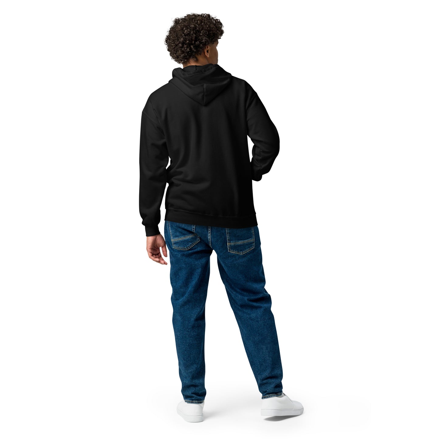 Big G Black Unisex heavy blend zip hoodie