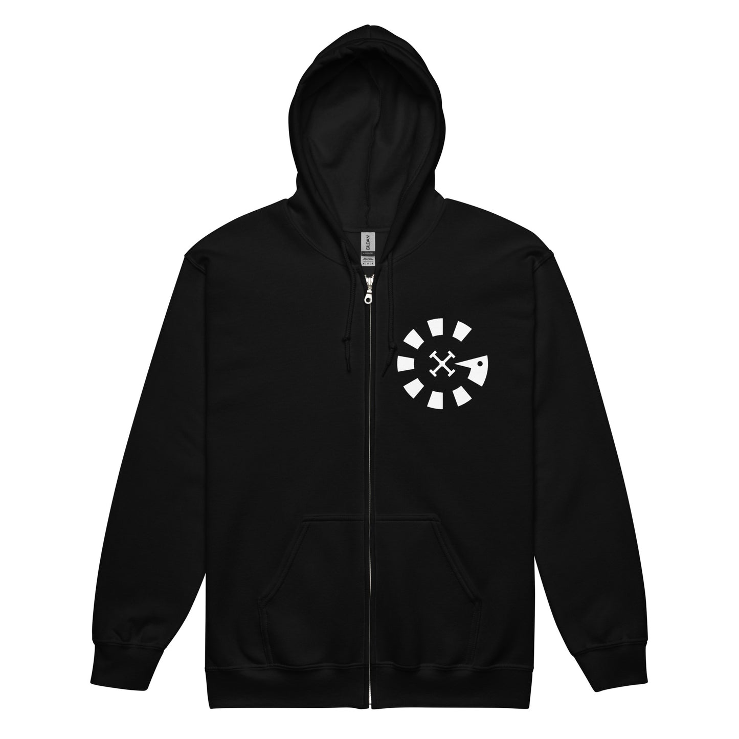 Big G White Unisex heavy blend zip hoodie