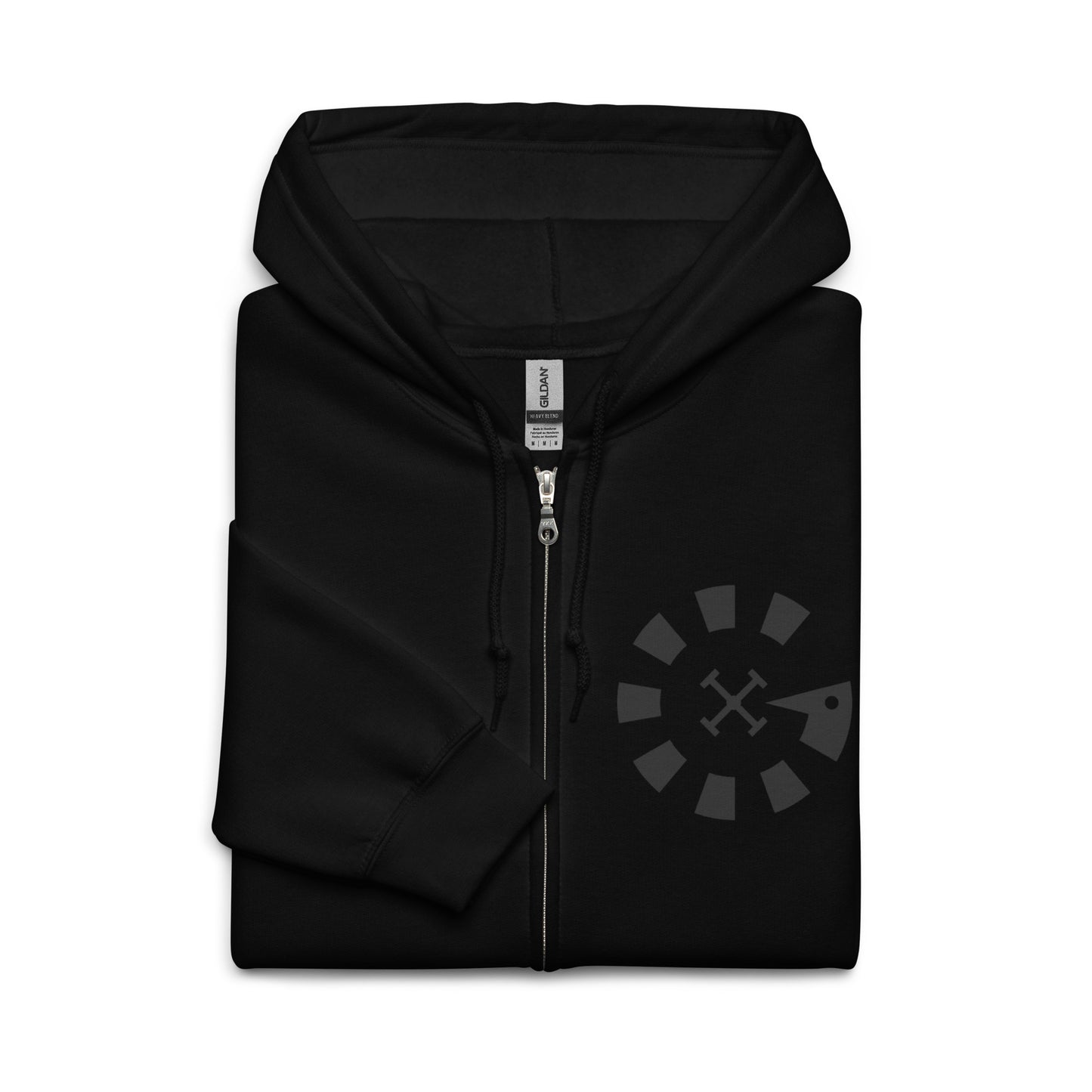 Big G Black Unisex heavy blend zip hoodie