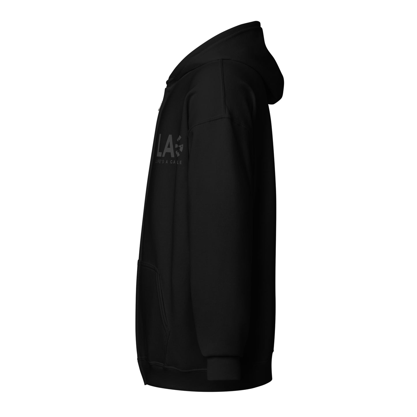 LAG Life's A Gamble Black Unisex heavy blend zip hoodie