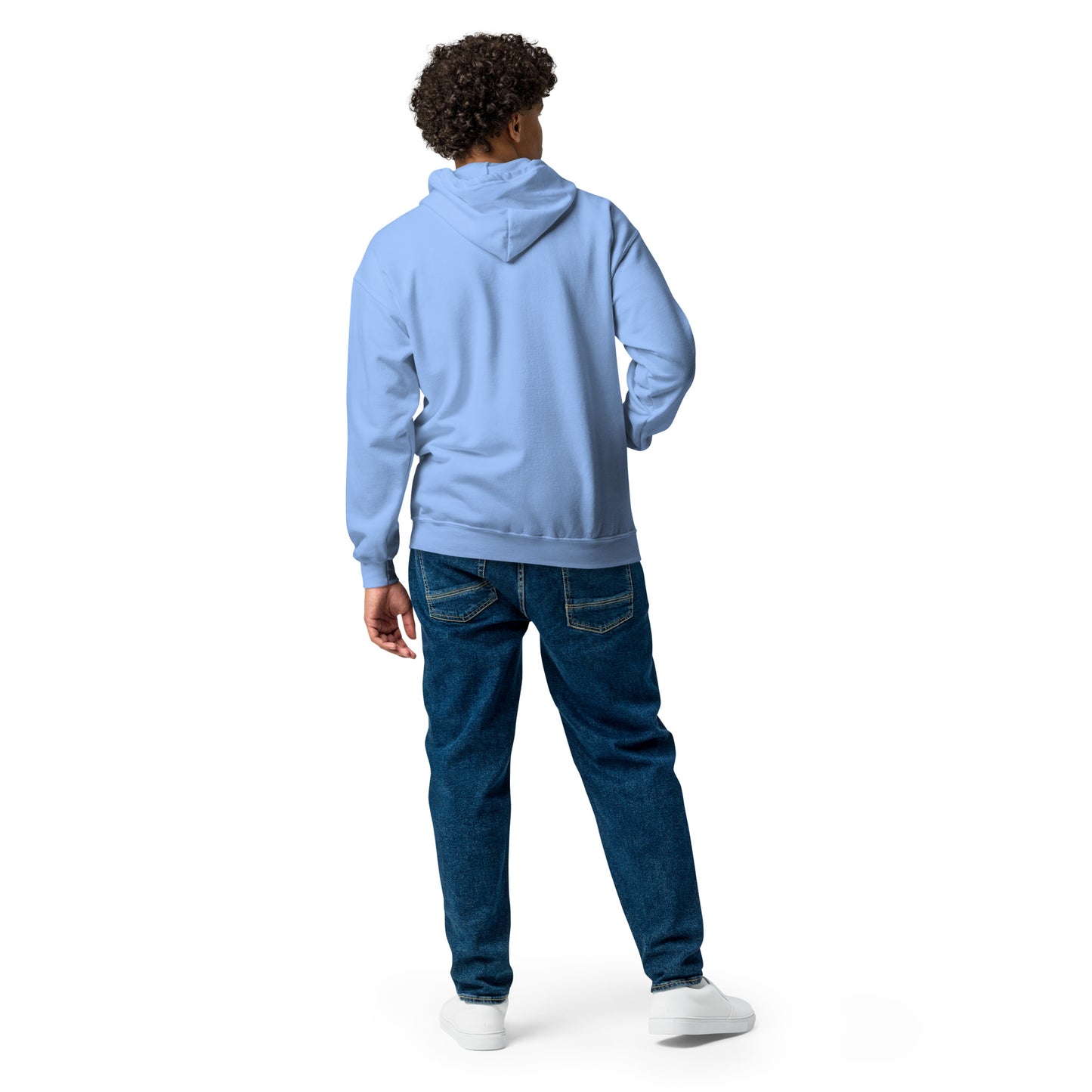 Big G White Unisex heavy blend zip hoodie