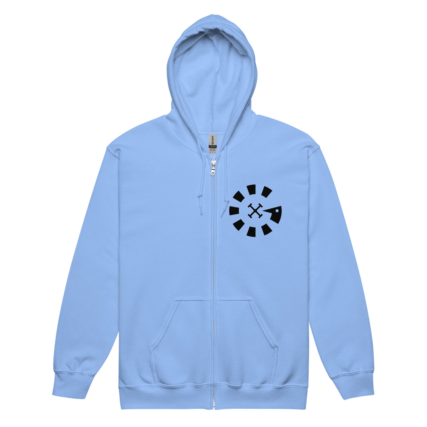 Big G Black Unisex heavy blend zip hoodie