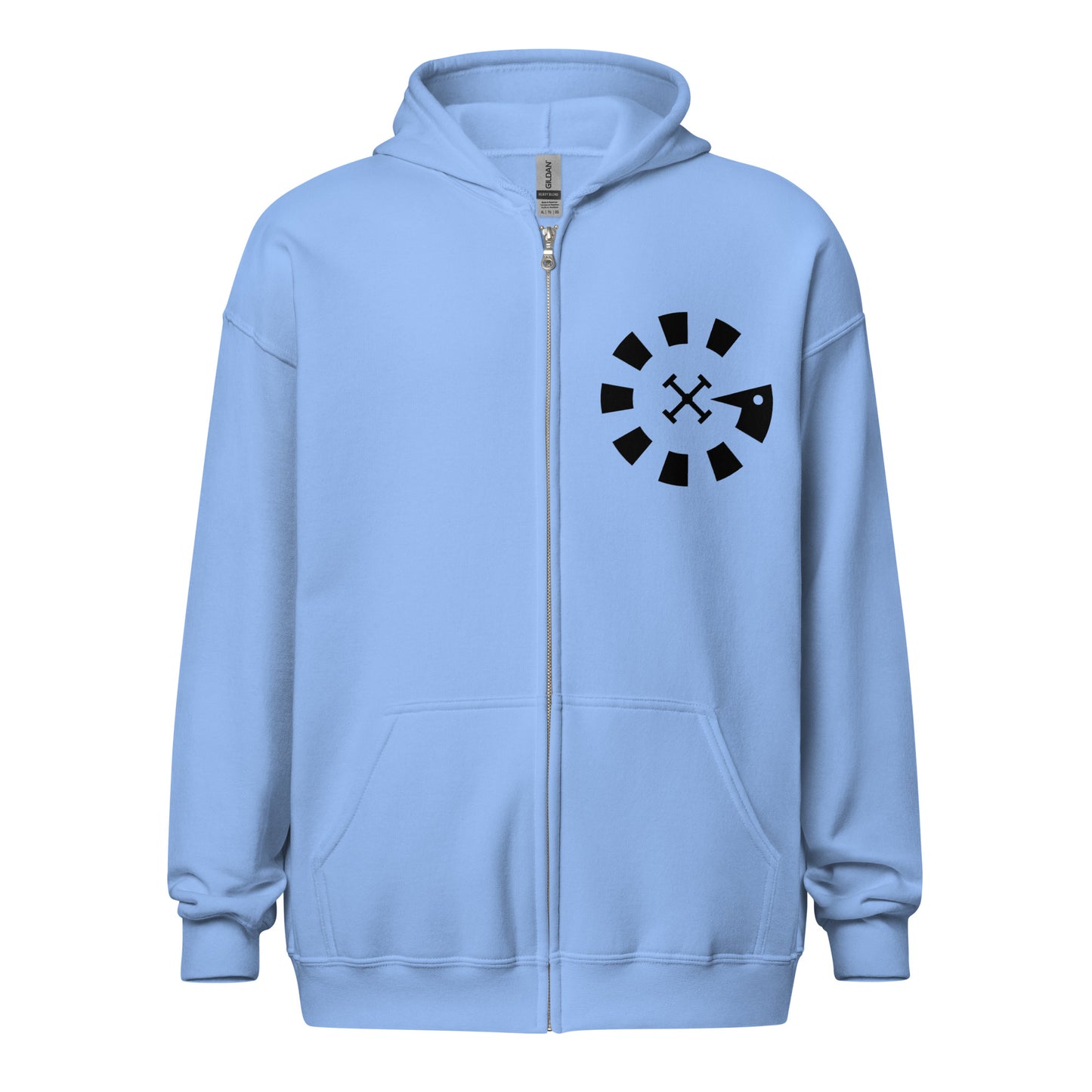 Big G Black Unisex heavy blend zip hoodie