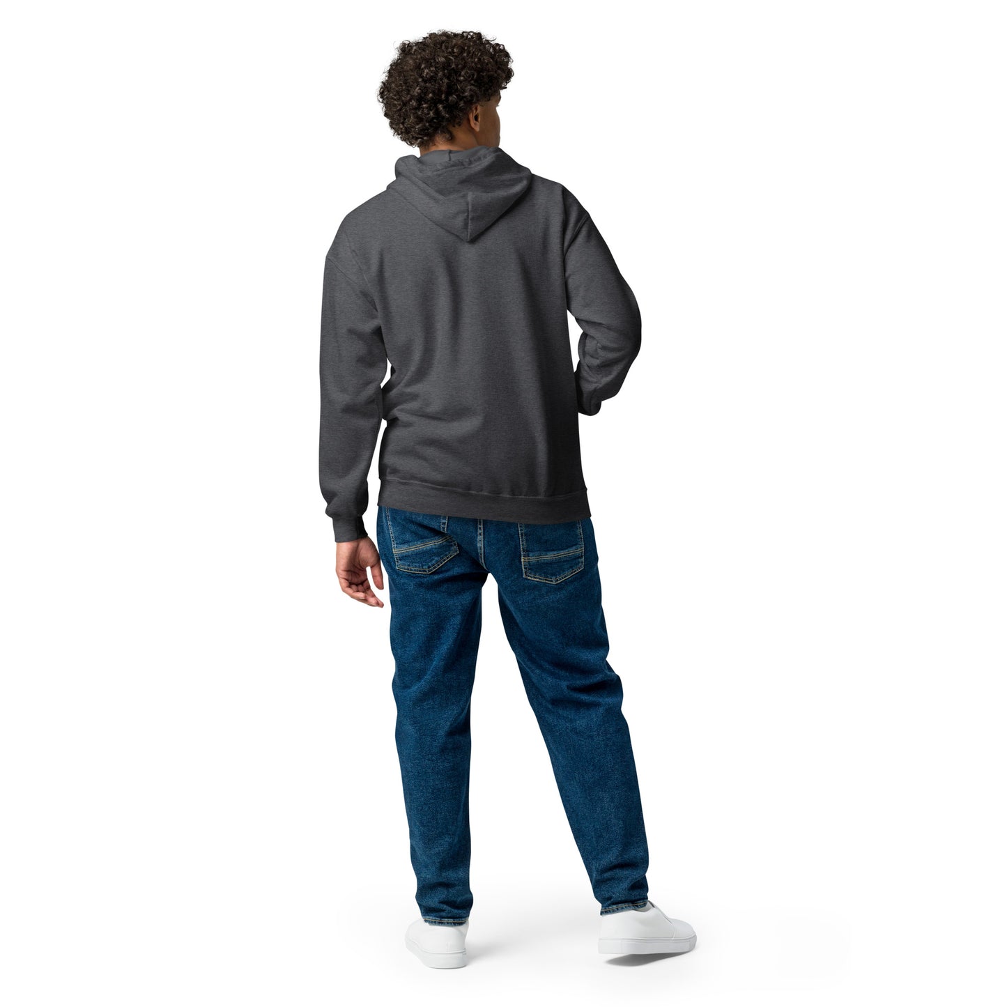 Big G Black Unisex heavy blend zip hoodie
