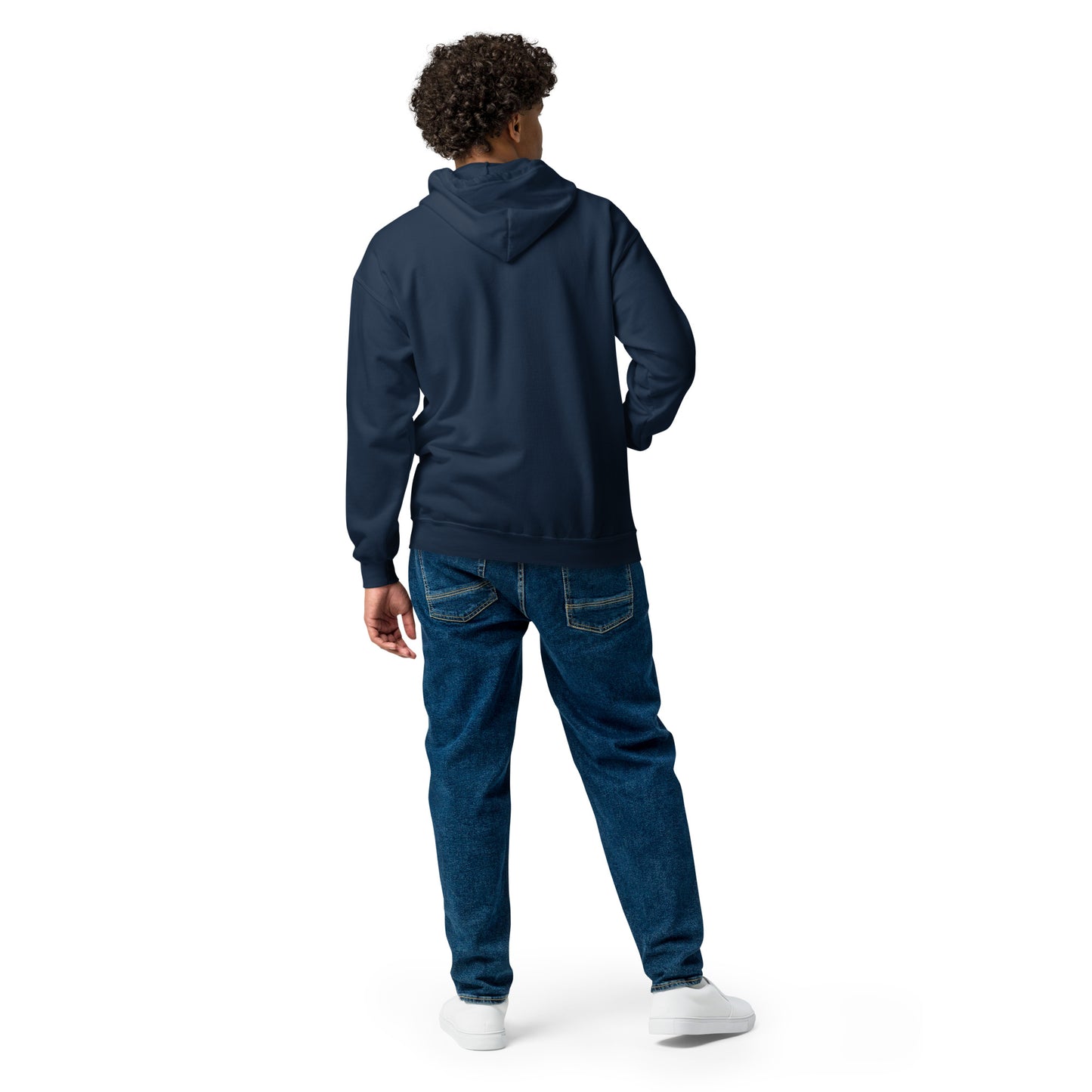 Big G Black Unisex heavy blend zip hoodie