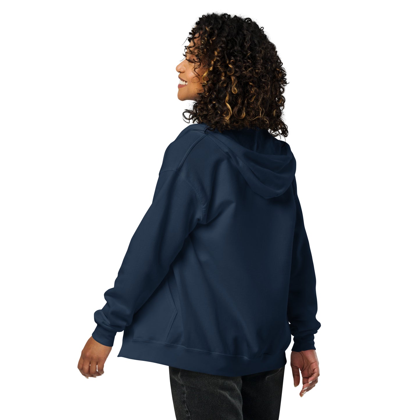 Big G Black Unisex heavy blend zip hoodie