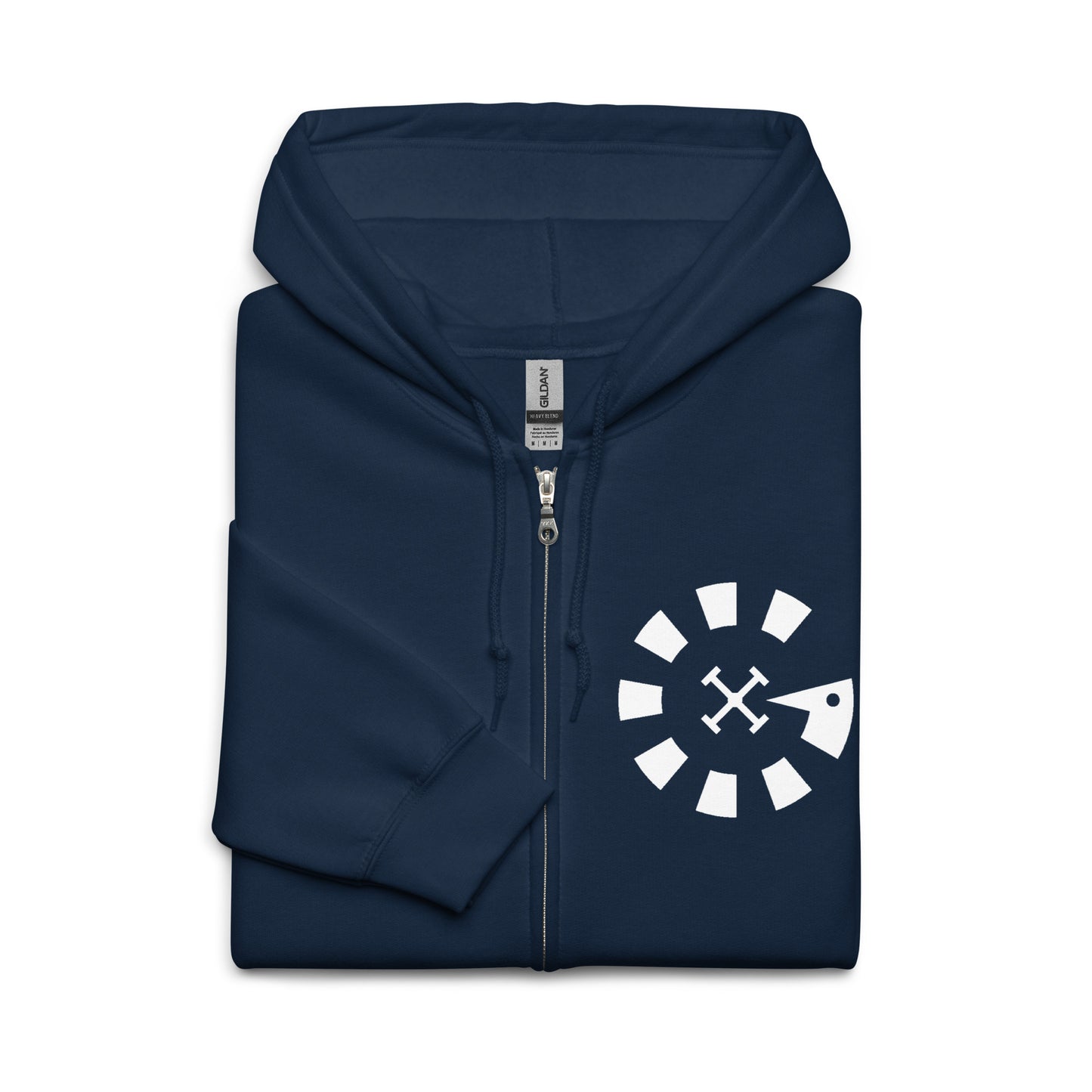 Big G White Unisex heavy blend zip hoodie