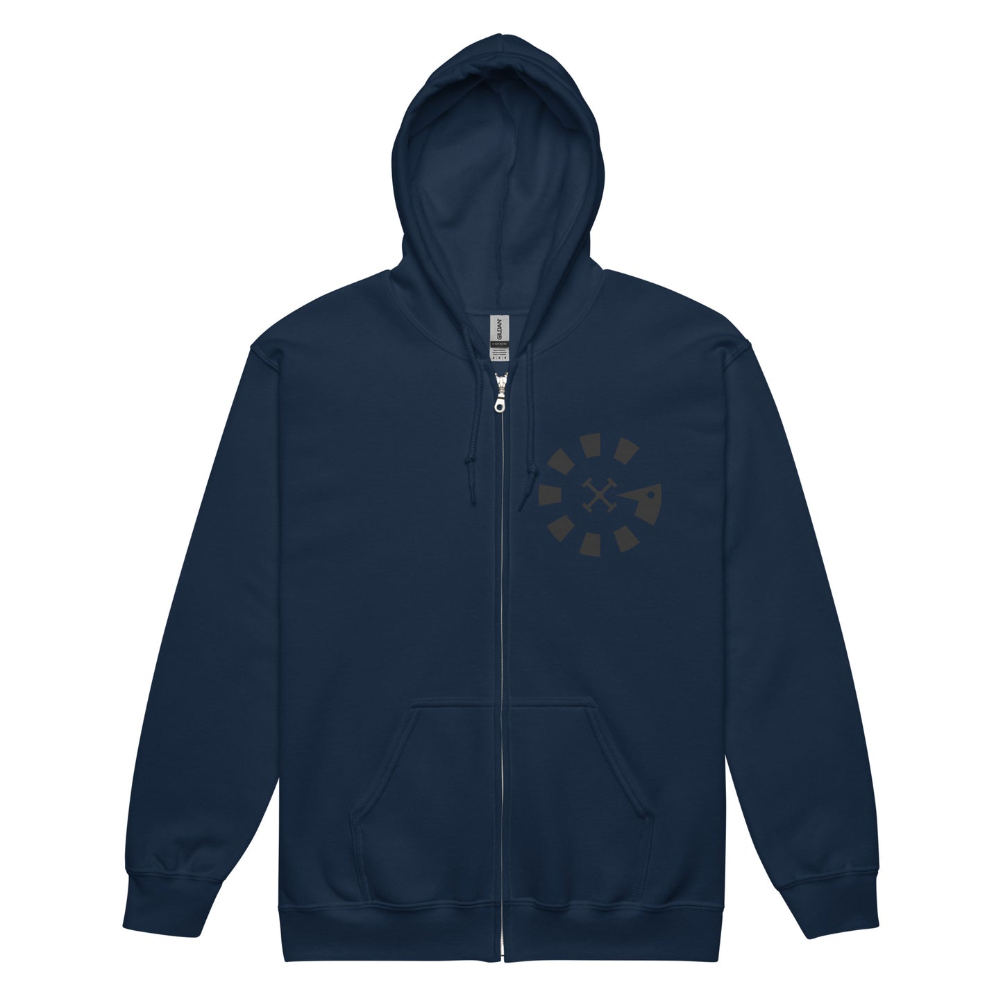 Big G Black Unisex heavy blend zip hoodie