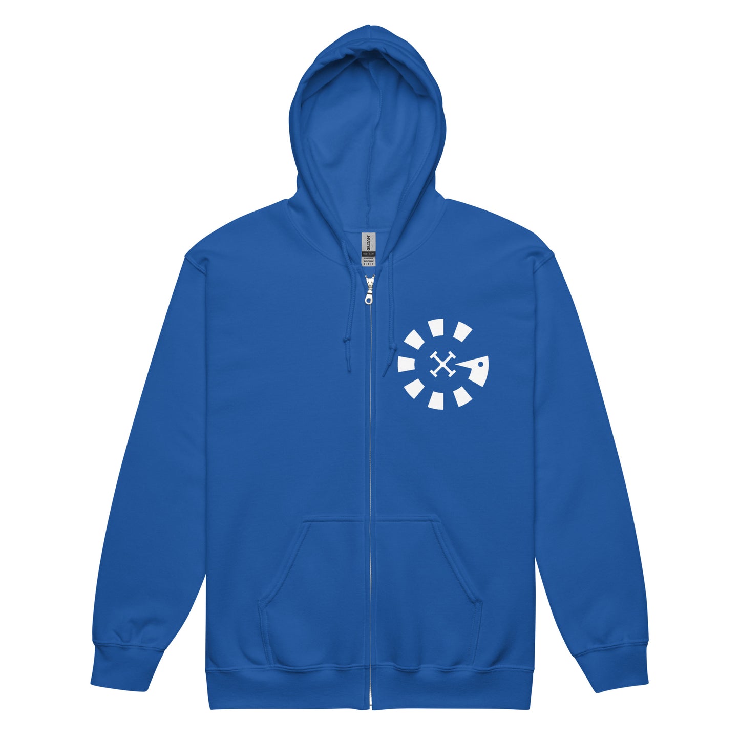 Big G White Unisex heavy blend zip hoodie