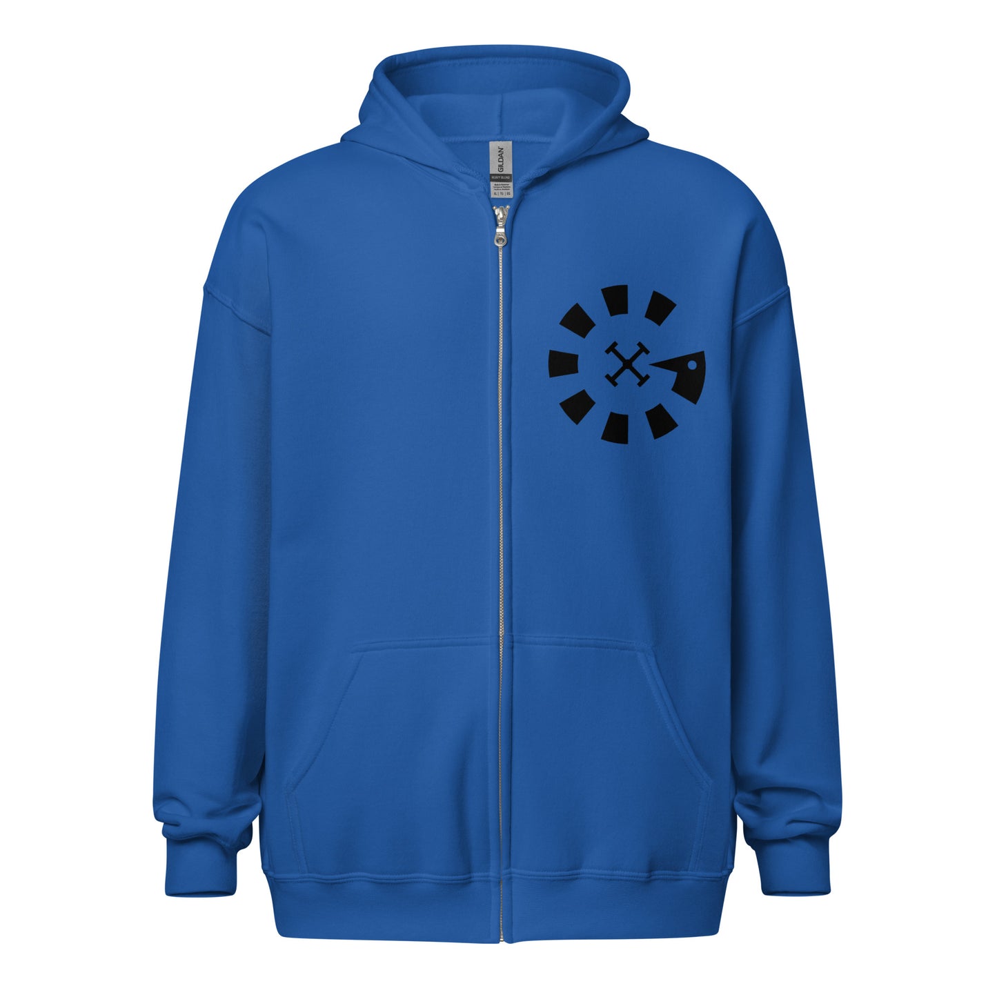 Big G Black Unisex heavy blend zip hoodie