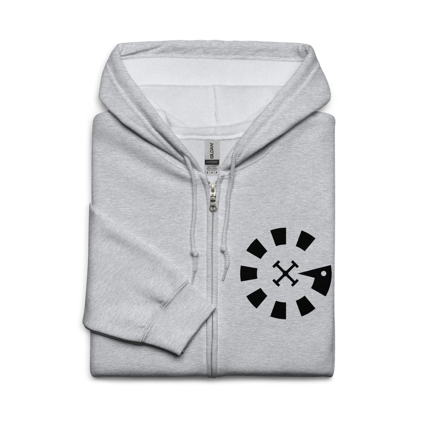 Big G Black Unisex heavy blend zip hoodie