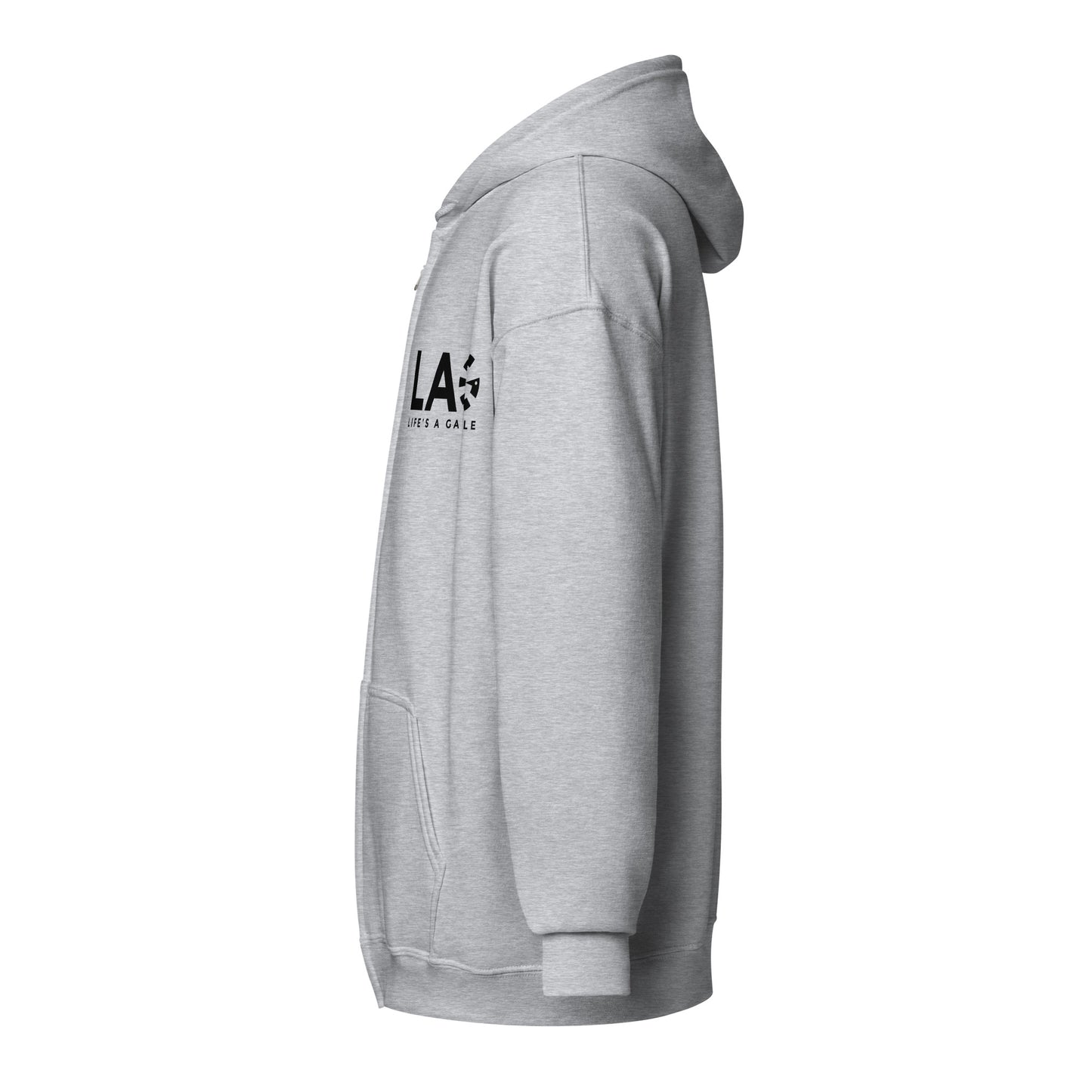 LAG Life's A Gamble Black Unisex heavy blend zip hoodie