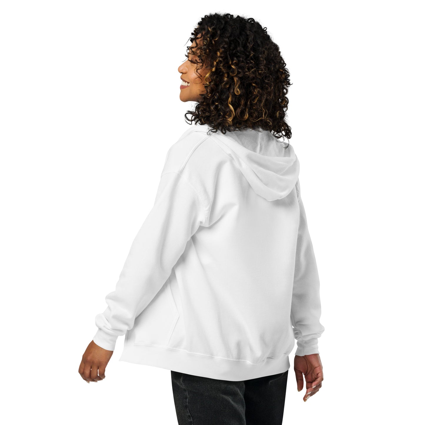 Big G Black Unisex heavy blend zip hoodie