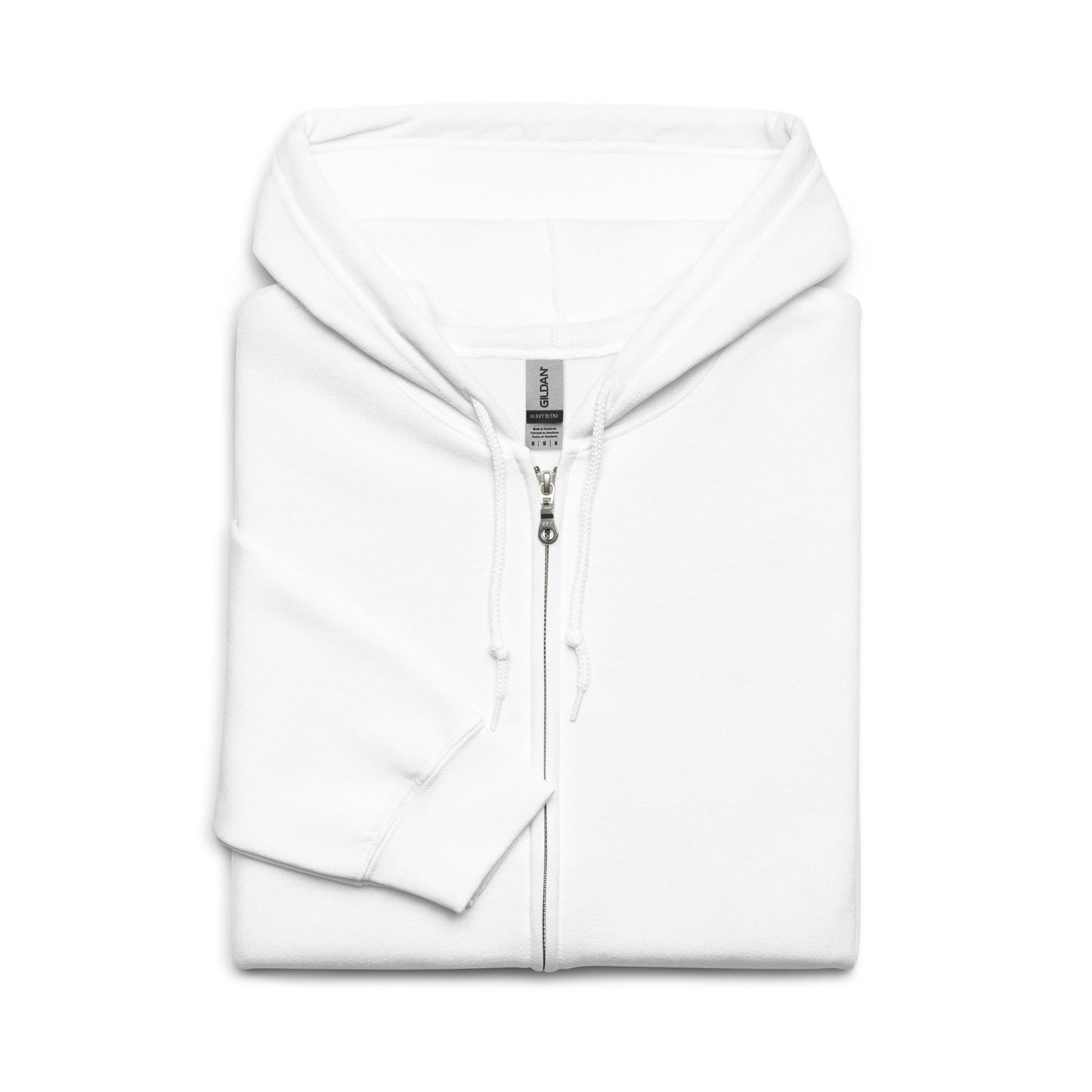 Big G White Unisex heavy blend zip hoodie