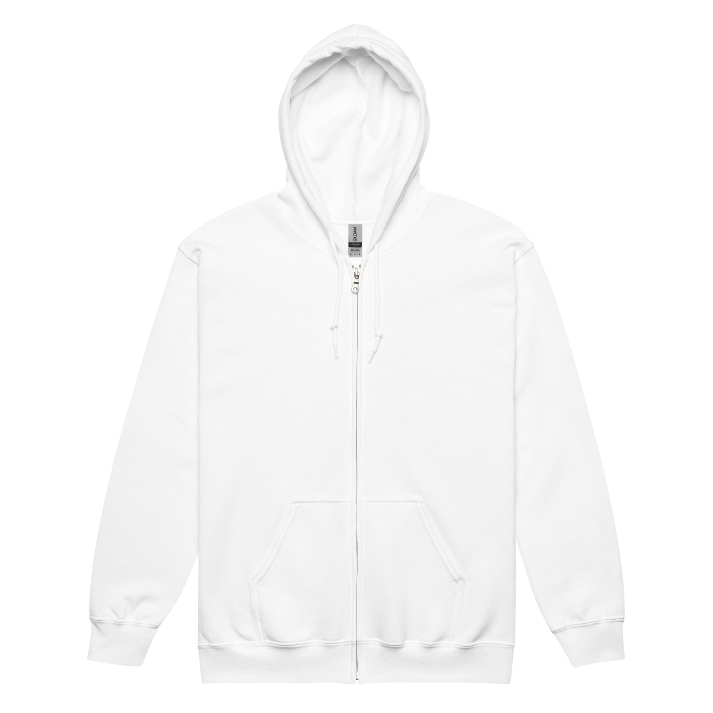 Big G White Unisex heavy blend zip hoodie
