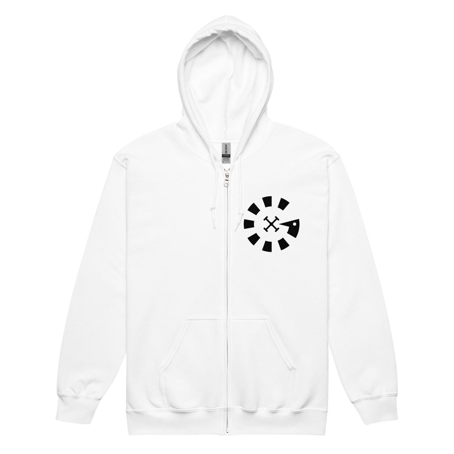 Big G Black Unisex heavy blend zip hoodie
