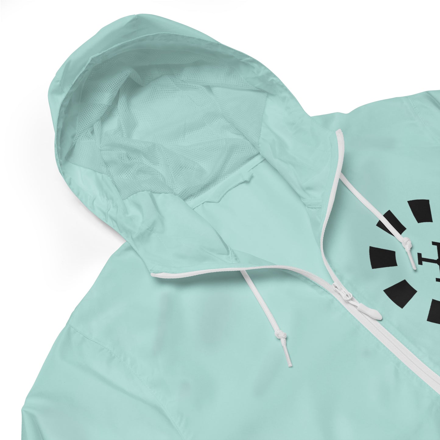 Big G Black Unisex lightweight zip up windbreaker