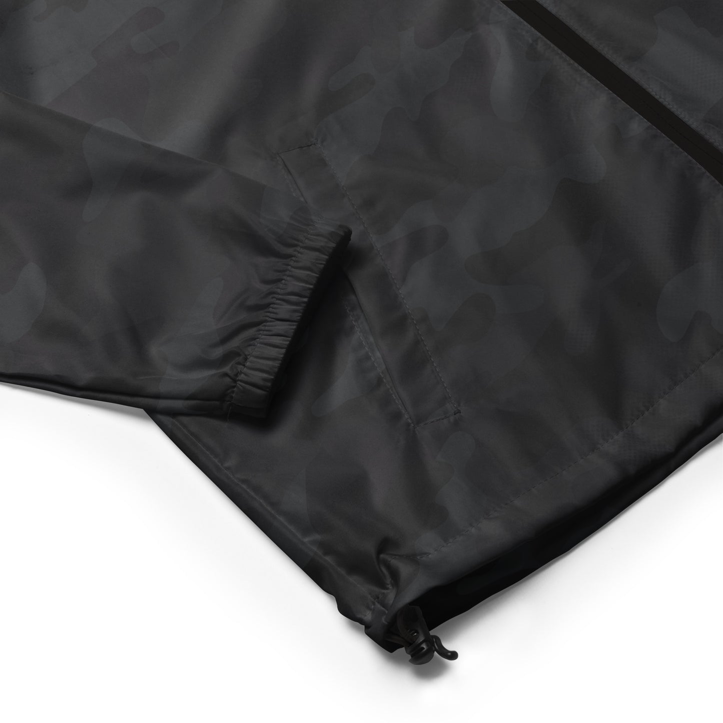 Big G Black Unisex lightweight zip up windbreaker