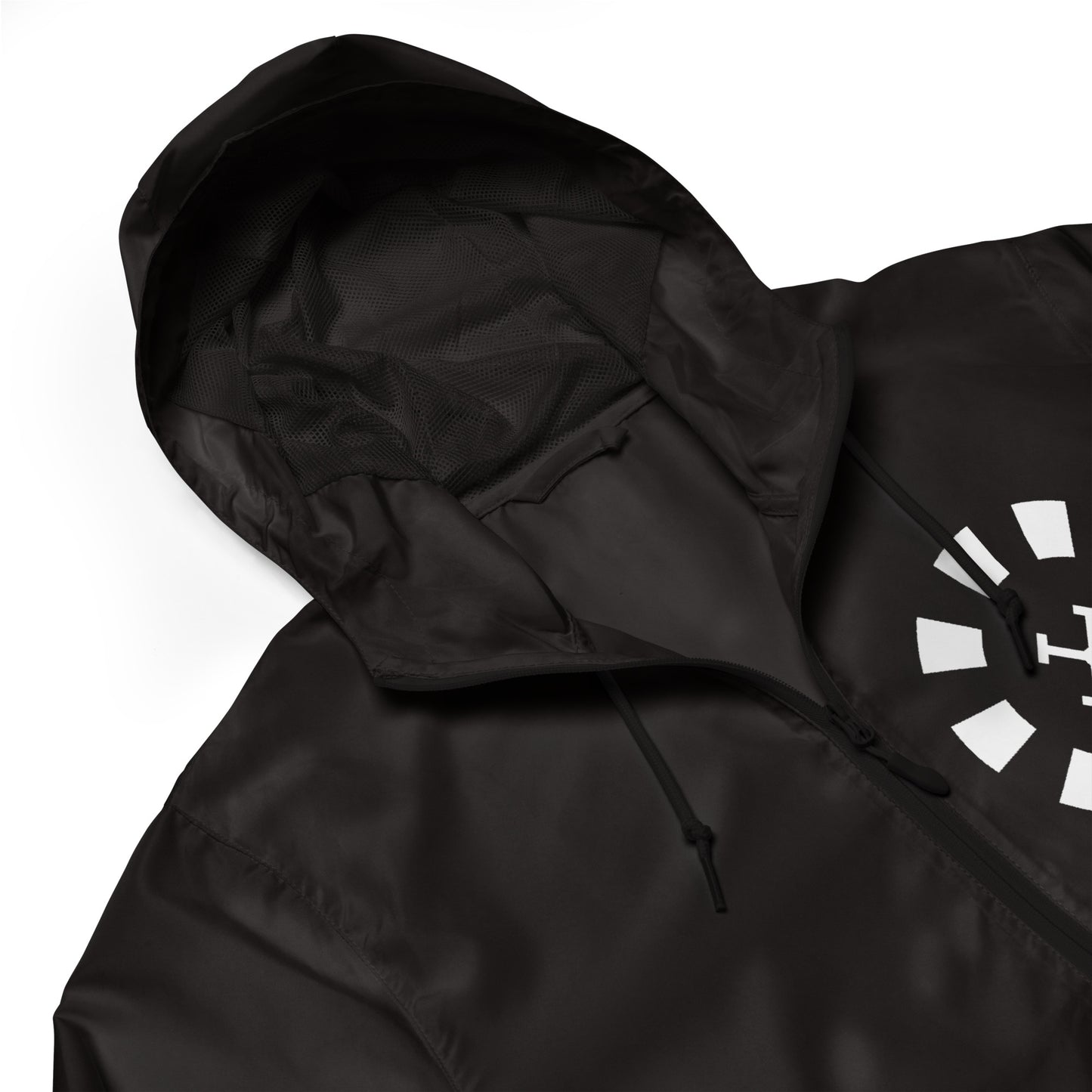 Big G White Unisex lightweight zip up windbreaker