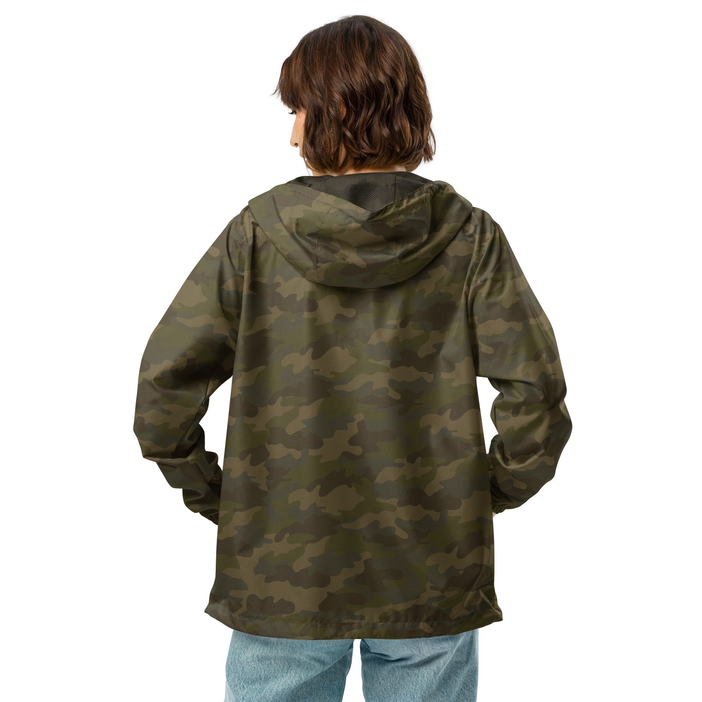 Big G Black Unisex lightweight zip up windbreaker