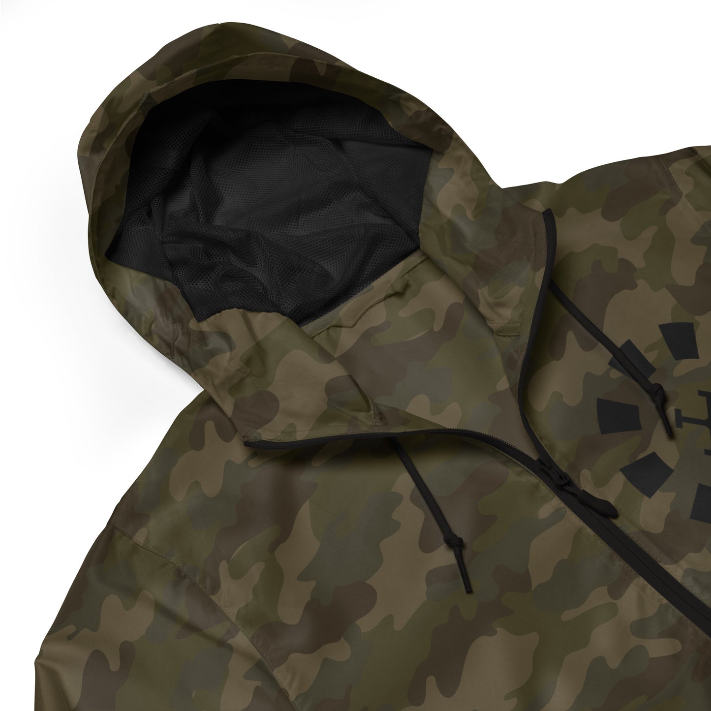 Big G Black Unisex lightweight zip up windbreaker