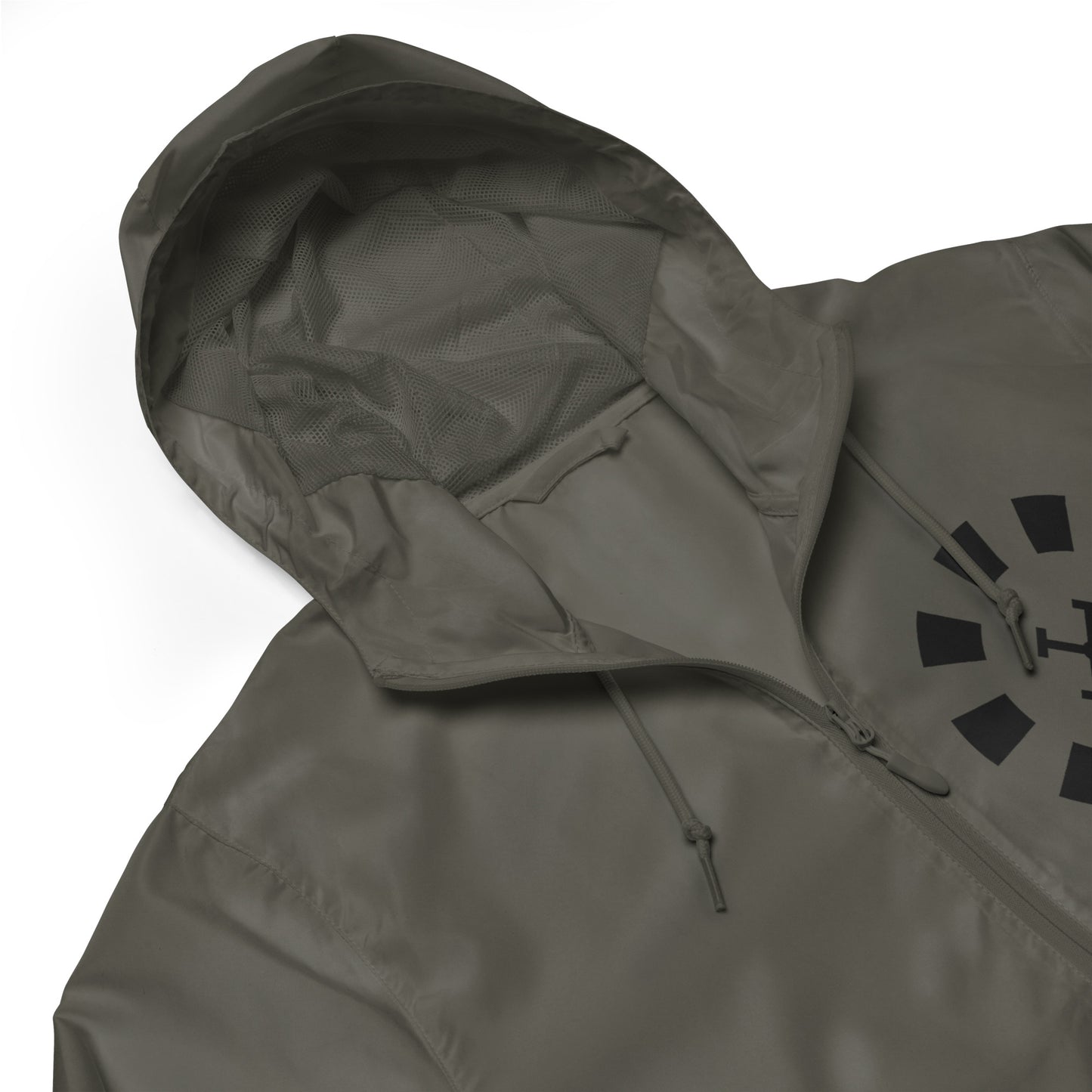 Big G Black Unisex lightweight zip up windbreaker