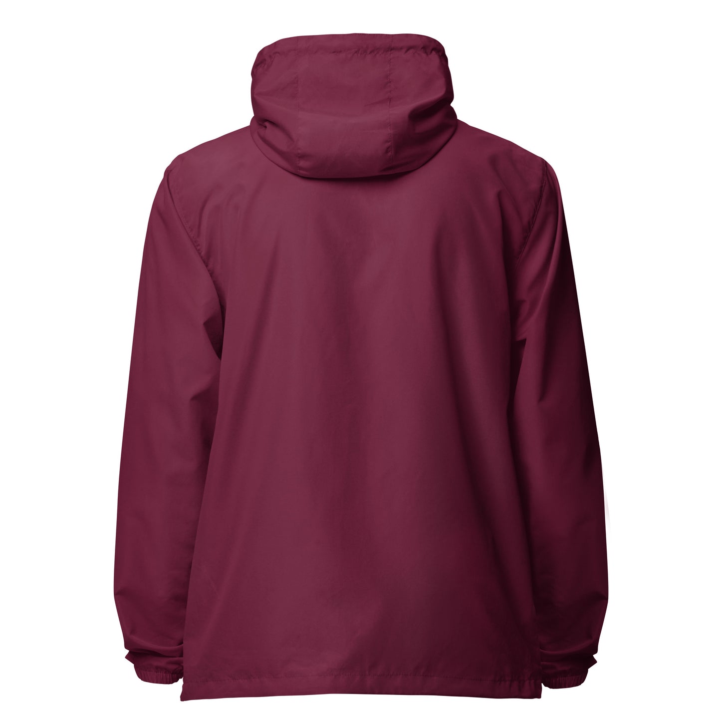 Big G White Unisex lightweight zip up windbreaker