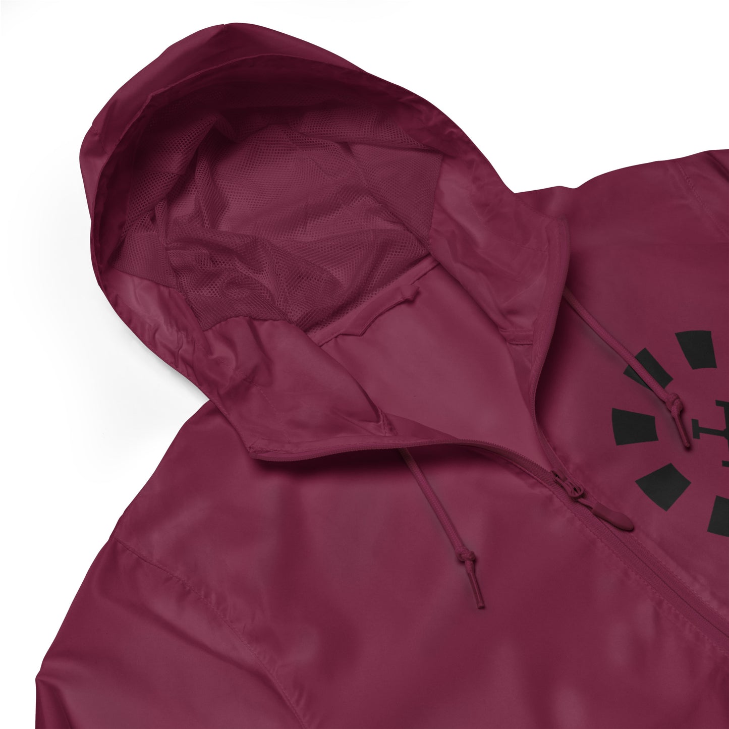 Big G Black Unisex lightweight zip up windbreaker
