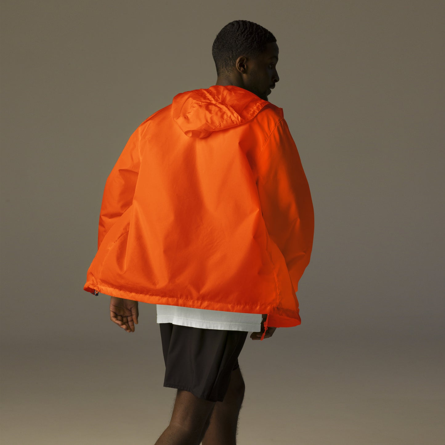 Big G White Unisex lightweight zip up windbreaker