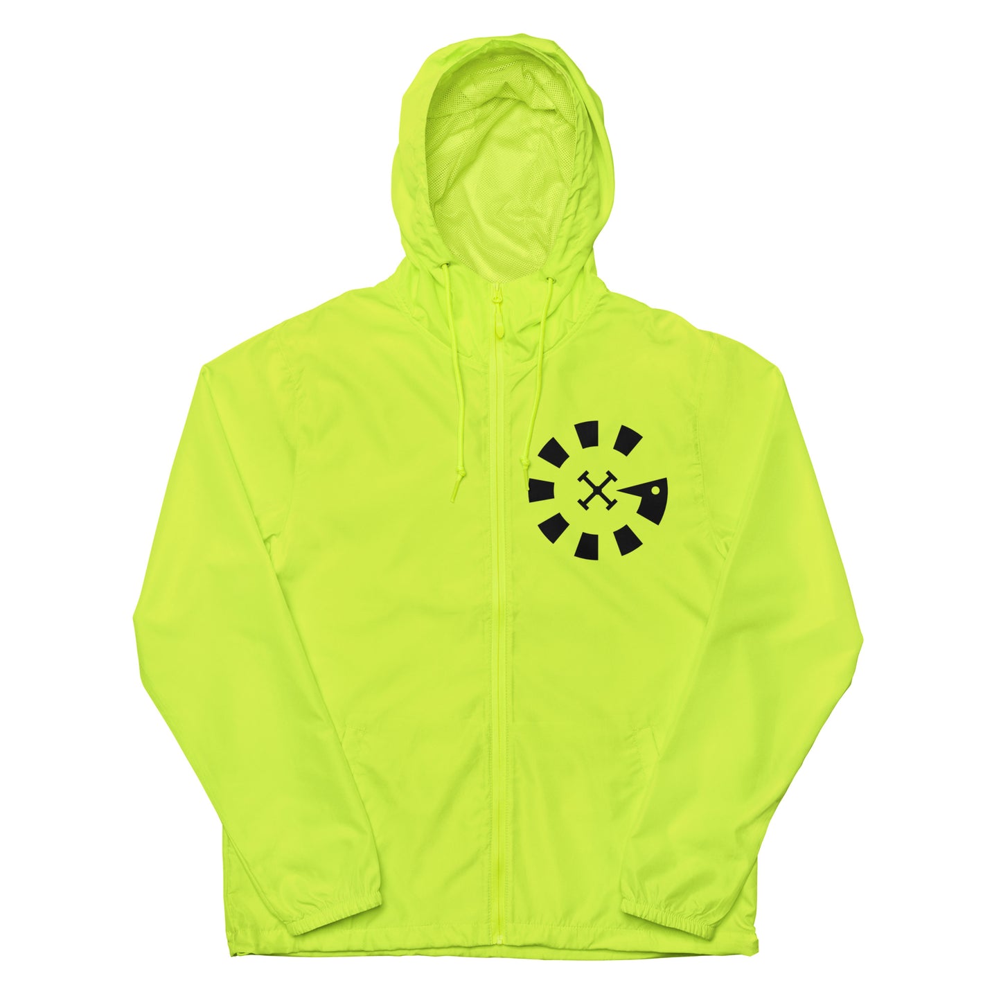 Big G Black Unisex lightweight zip up windbreaker