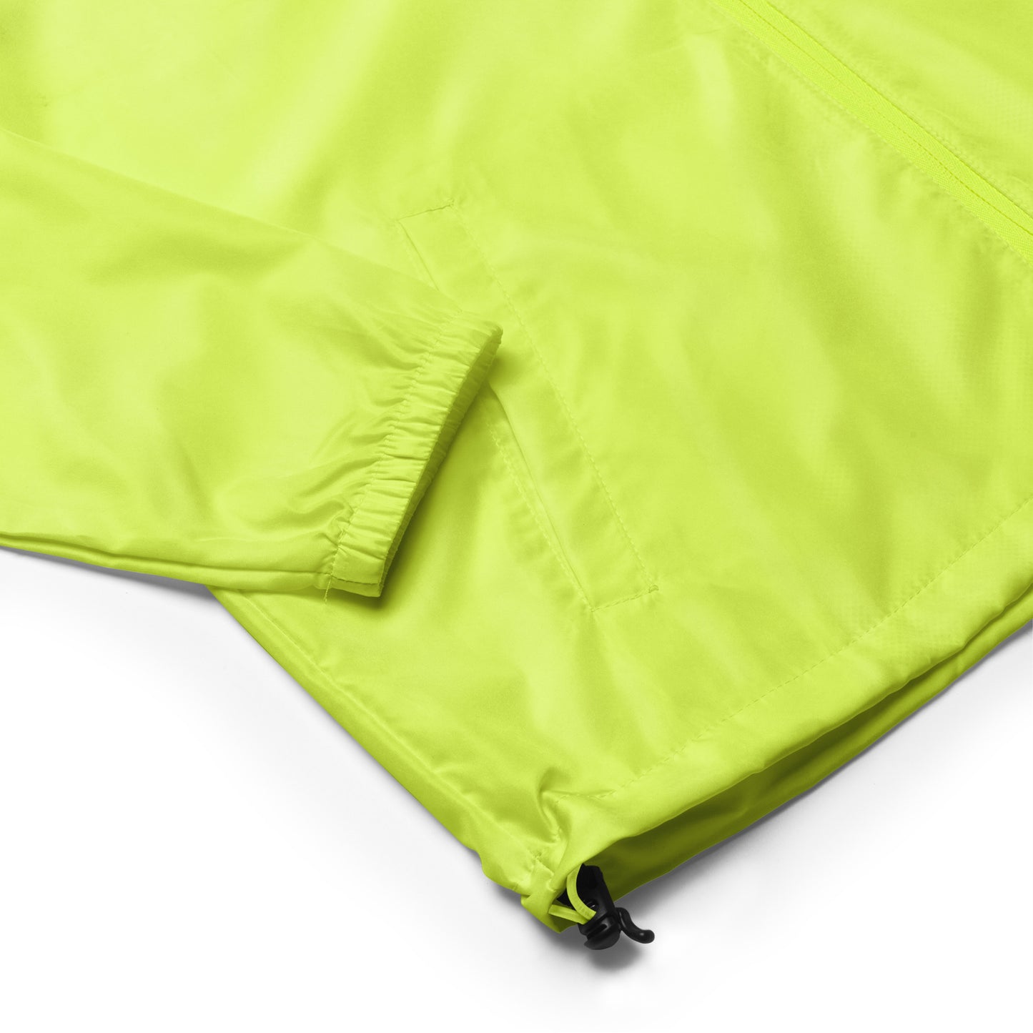 LAG Life's A Gamble Circle White Unisex lightweight zip up windbreaker