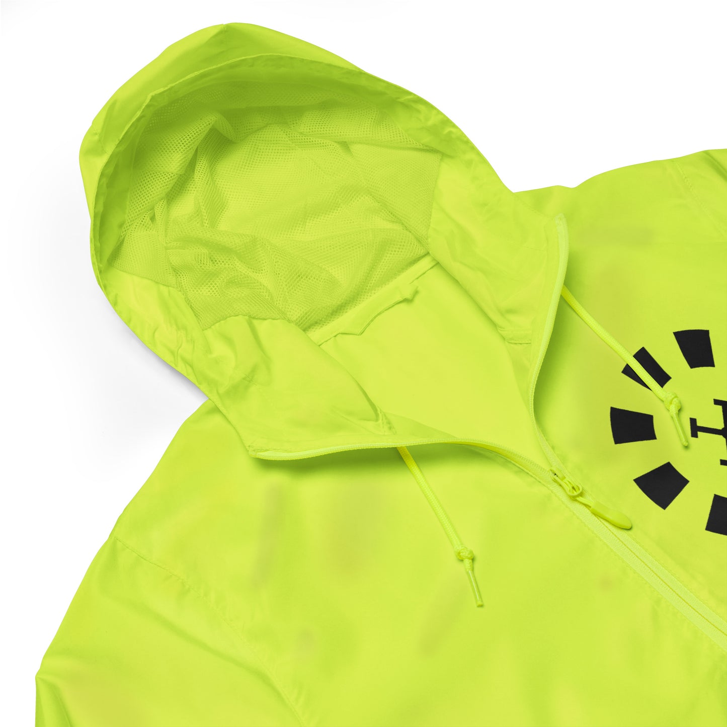 Big G Black Unisex lightweight zip up windbreaker