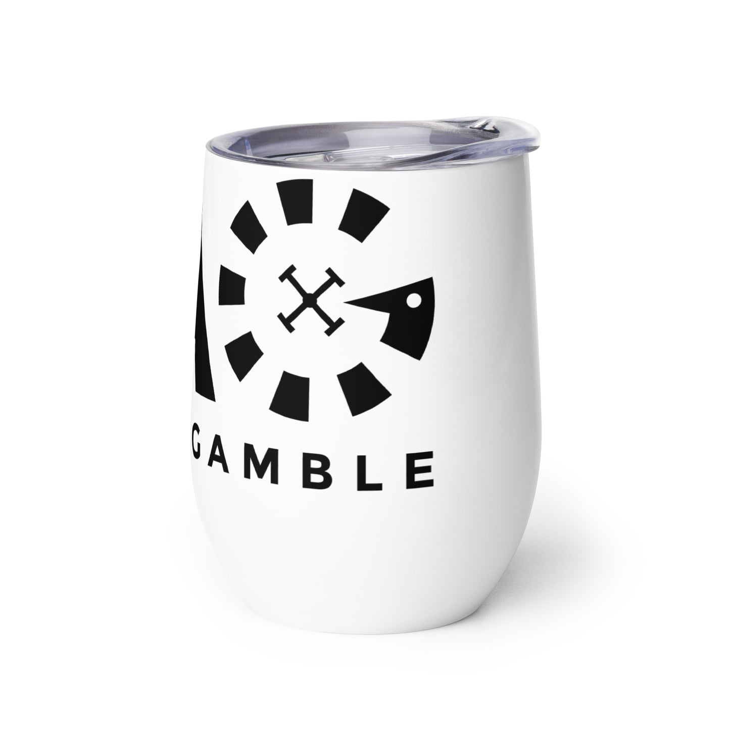 LAG Life’s A Gamble Black Wine tumbler