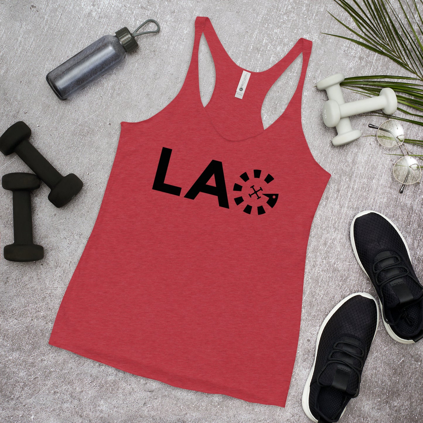 LAG Black Women's Racerback Tank
