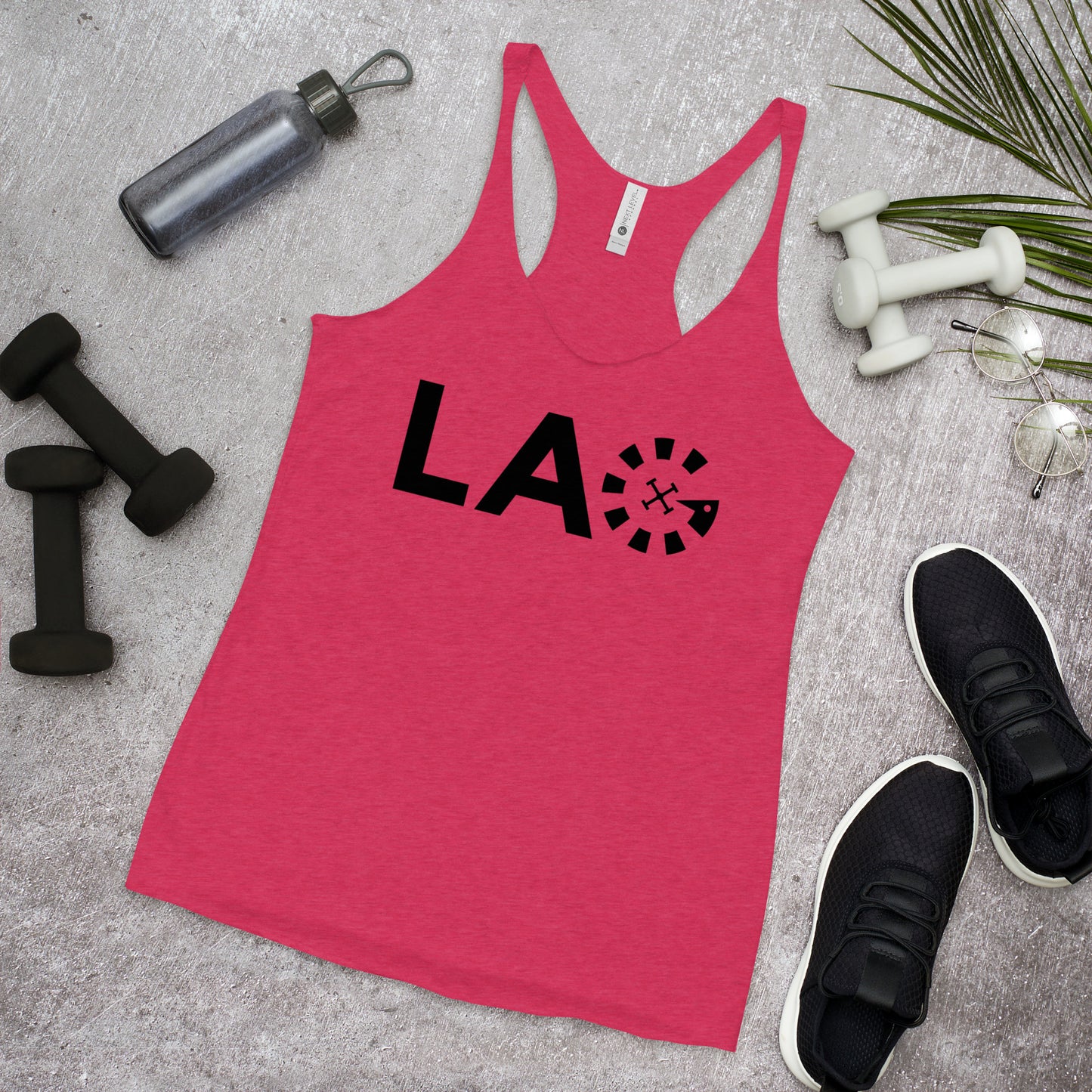 LAG Black Women's Racerback Tank