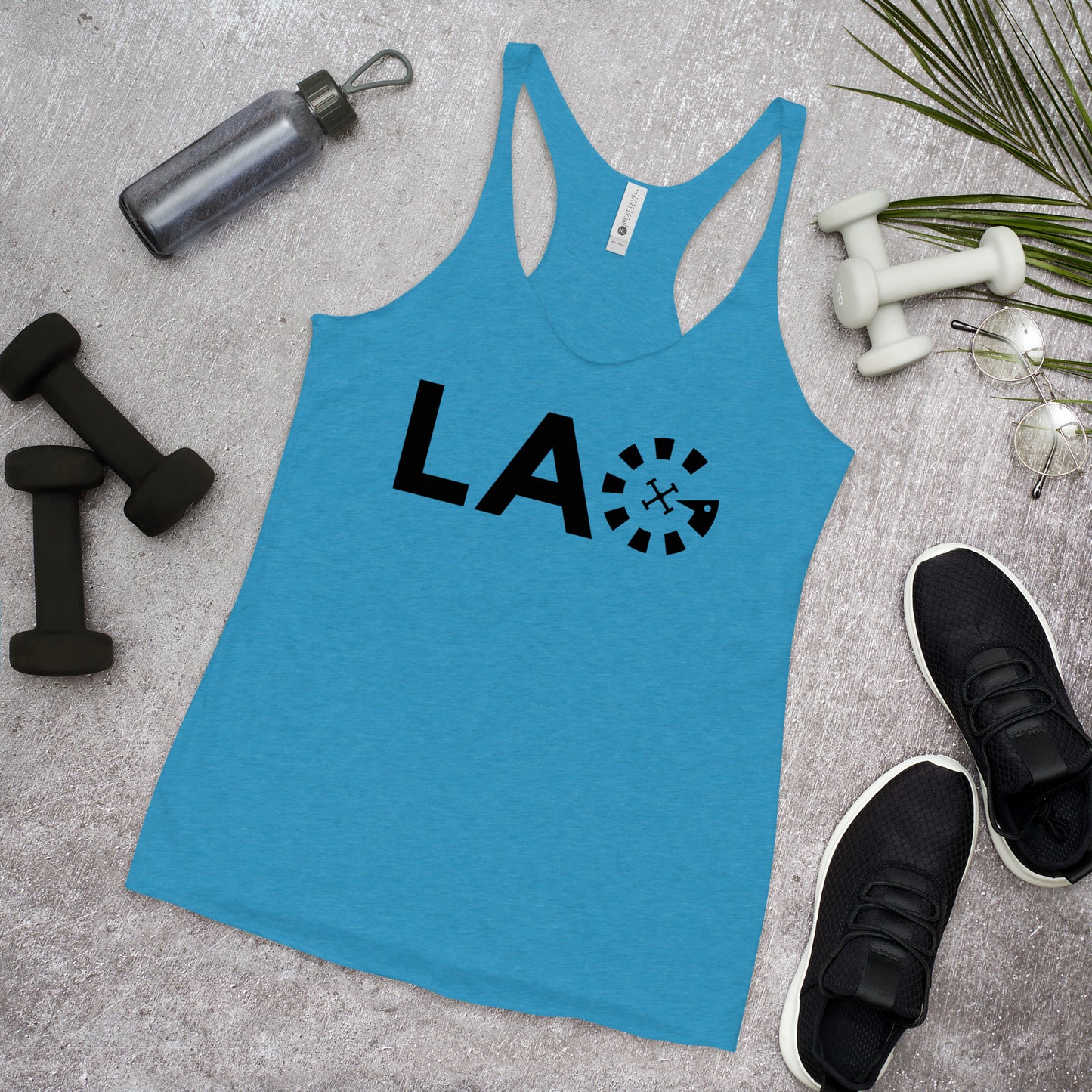 LAG Black Women's Racerback Tank