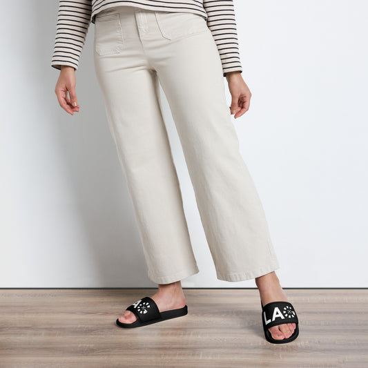 LAG White Women's slides