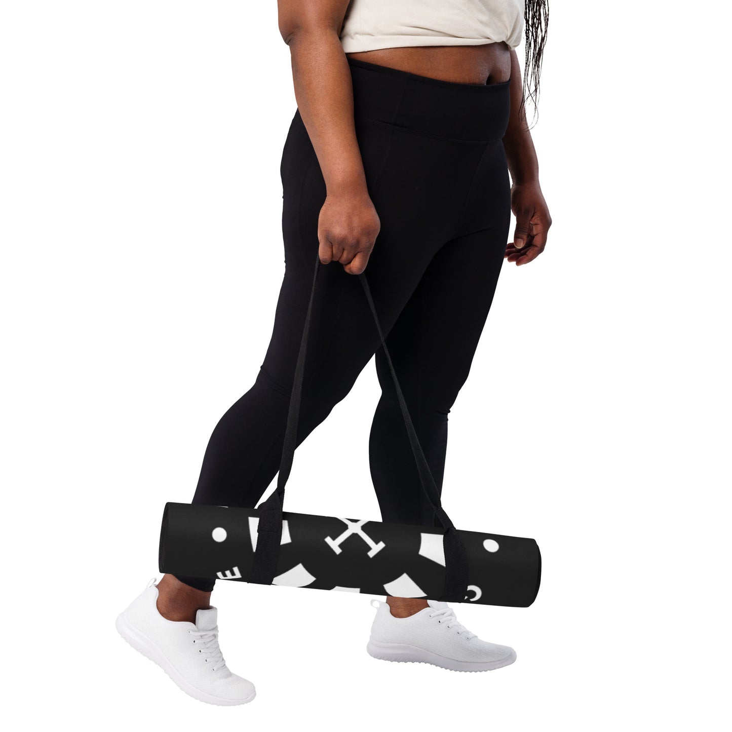 LAG Life’s A Gamble Circle White Yoga mat